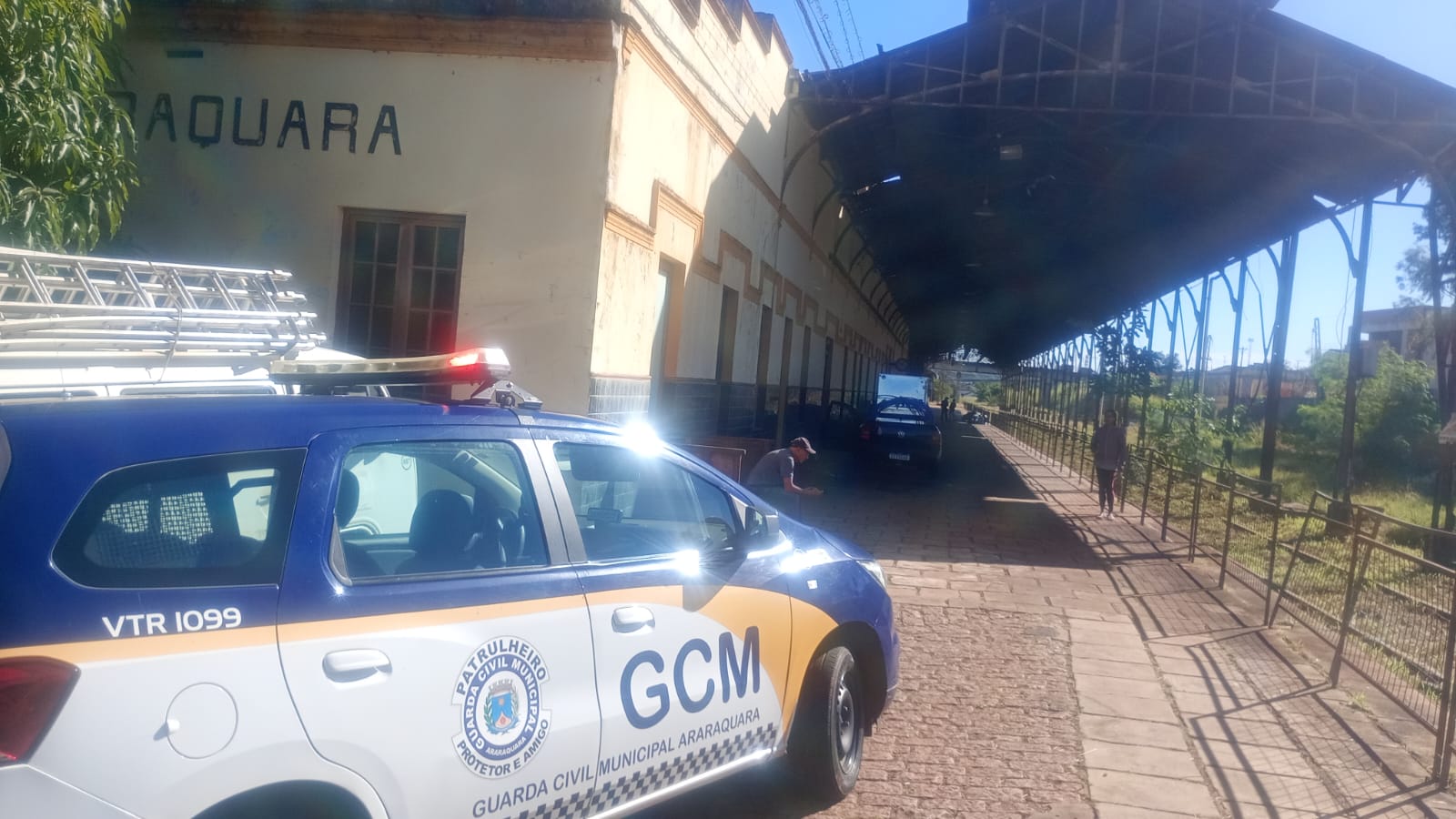 Ladrão é preso pela GCM furtando fios no Museu Ferroviário de Araraquara